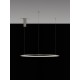 Bruched Champagne Silver Aluminum & Acrylic LED 48 Watt 230 Volt 2592Lm 3000K IP20 D: 80 H: 200 cm 9345607