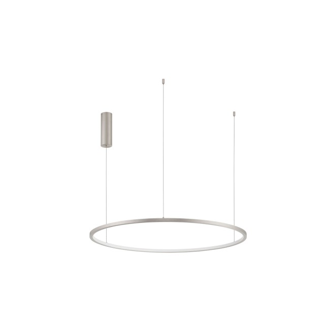Bruched Champagne Silver Aluminum & Acrylic LED 48 Watt 230 Volt 2592Lm 3000K IP20 D: 80 H: 200 cm 9345607
