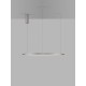 Bruched Champagne Silver Aluminum & Acrylic LED 48 Watt 230 Volt 2592Lm 3000K IP20 D: 80 H: 200 cm 9345607