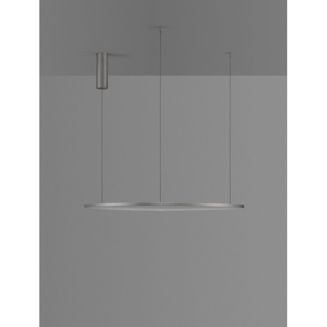 Bruched Champagne Silver Aluminum & Acrylic LED 48 Watt 230 Volt 2592Lm 3000K IP20 D: 80 H: 200 cm 9345607