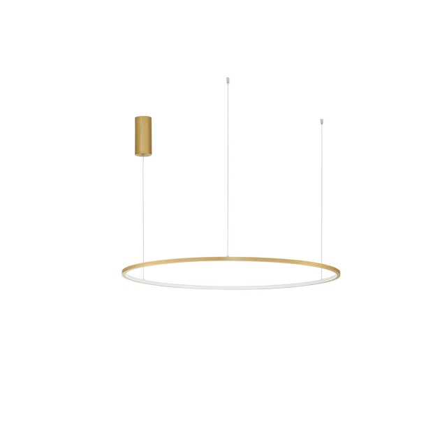 Brushed Gold Aluminum & Acrylic LED 58 Watt 230 Volt 3132Lm 3000K IP20 D: 100 H: 200 cm 9345610