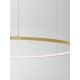 Brushed Gold Aluminum & Acrylic LED 58 Watt 230 Volt 3132Lm 3000K IP20 D: 100 H: 200 cm 9345610