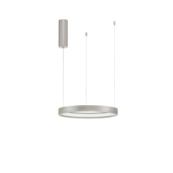 Bruched Champagne Silver Aluminium & Acrylic LED 30 Watt 230 Volt 1080Lm 3000K IP20 D: 40 H: 150 cm 9345614