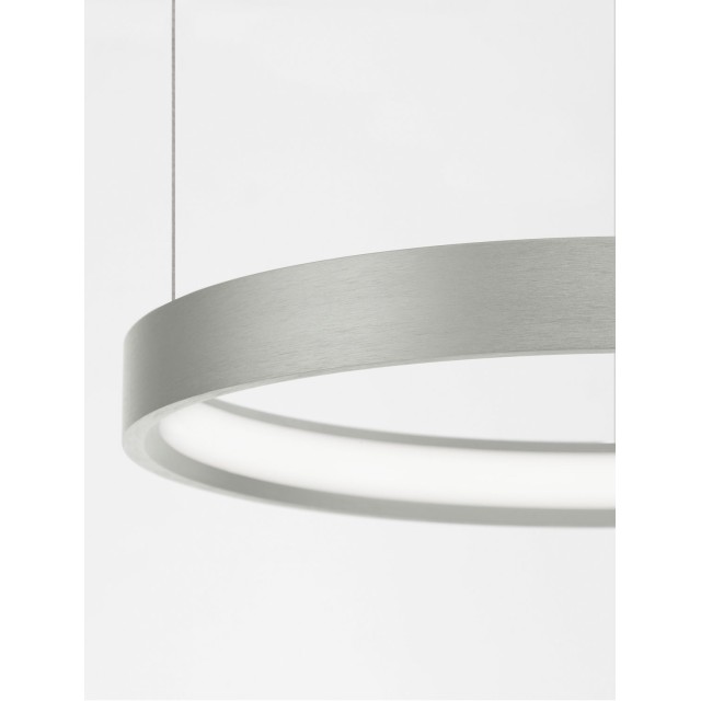 Bruched Champagne Silver Aluminium & Acrylic LED 30 Watt 230 Volt 1080Lm 3000K IP20 D: 40 H: 150 cm 9345614