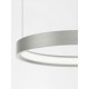 Bruched Champagne Silver Aluminium & Acrylic LED 30 Watt 230 Volt 1080Lm 3000K IP20 D: 40 H: 150 cm 9345614