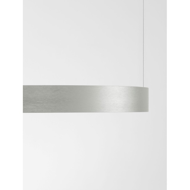Bruched Champagne Silver Aluminium & Acrylic LED 30 Watt 230 Volt 1080Lm 3000K IP20 D: 40 H: 150 cm 9345614