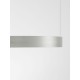 Bruched Champagne Silver Aluminium & Acrylic LED 30 Watt 230 Volt 1080Lm 3000K IP20 D: 40 H: 150 cm 9345614