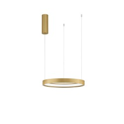 Brushed Gold Aluminium & Acrylic LED 30 Watt 230 Volt 1080Lm 3000K IP20 D: 40 H: 150 cm 9345615