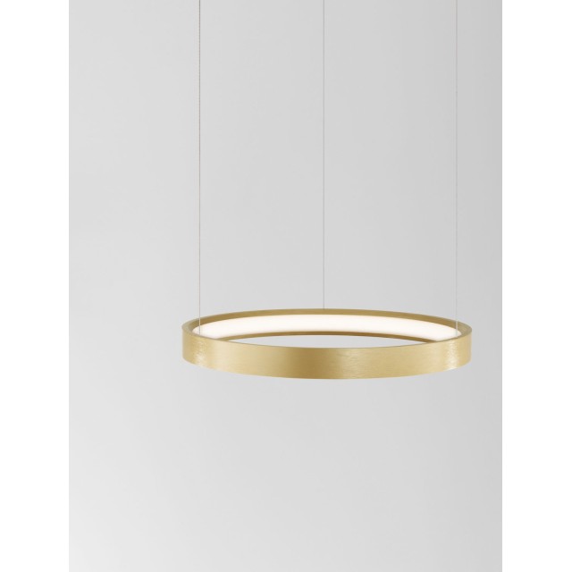 Brushed Gold Aluminium & Acrylic LED 30 Watt 230 Volt 1080Lm 3000K IP20 D: 40 H: 150 cm 9345615