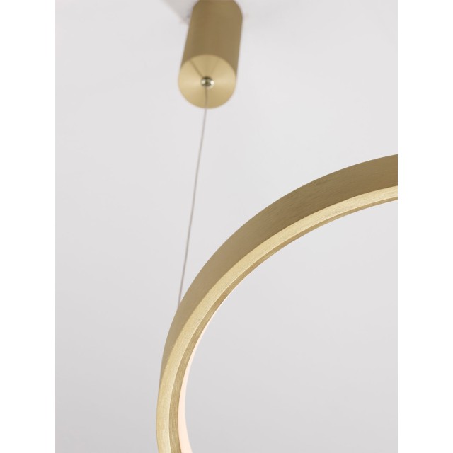 Brushed Gold Aluminium & Acrylic LED 30 Watt 230 Volt 1080Lm 3000K IP20 D: 40 H: 150 cm 9345615
