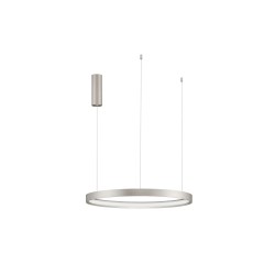 Bruched Champagne Silver Aluminium & Acrylic LED 42 Watt 230 Volt 1512Lm 3000K IP20 D: 60 H: 150 cm 9345618