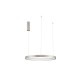 Bruched Champagne Silver Aluminium & Acrylic LED 42 Watt 230 Volt 1512Lm 3000K IP20 D: 60 H: 150 cm 9345618