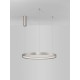 Bruched Champagne Silver Aluminium & Acrylic LED 42 Watt 230 Volt 1512Lm 3000K IP20 D: 60 H: 150 cm 9345618