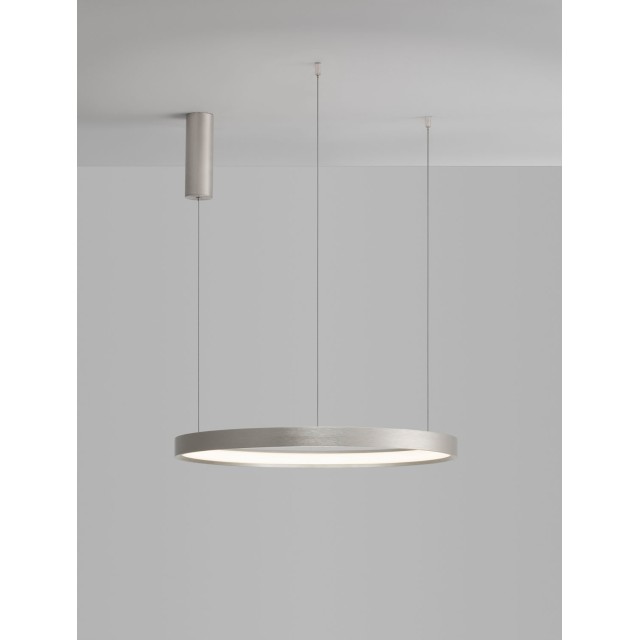 Bruched Champagne Silver Aluminium & Acrylic LED 42 Watt 230 Volt 1512Lm 3000K IP20 D: 60 H: 150 cm 9345618