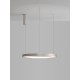 Bruched Champagne Silver Aluminium & Acrylic LED 42 Watt 230 Volt 1512Lm 3000K IP20 D: 60 H: 150 cm 9345618