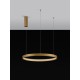 Brushed Gold Aluminium & Acrylic LED 42 Watt 230 Volt 1512Lm 3000K IP20 D: 60 H: 150 cm 9345619