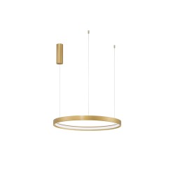 Brushed Gold Aluminium & Acrylic LED 42 Watt 230 Volt 1512Lm 3000K IP20 D: 60 H: 150 cm 9345619