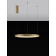 Brushed Gold Aluminium & Acrylic LED 42 Watt 230 Volt 1512Lm 3000K IP20 D: 60 H: 150 cm 9345619
