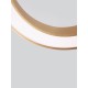 Brass gold Aluminium & Acrylic LED 50W 230 Volt 3317Lm 2700K - 4000K IP20 D1: 60 D2: 46 H:8 cm 9345634