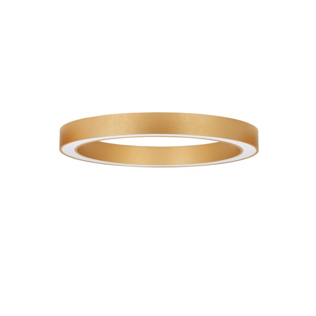 Brass Gold Aluminium & Acrylic LED 60 Watt 230 Volt 3427Lm 2700K - 4000K IP20 Included Remote Control D1: 80 D2: 66 H: 8 cm 9345637