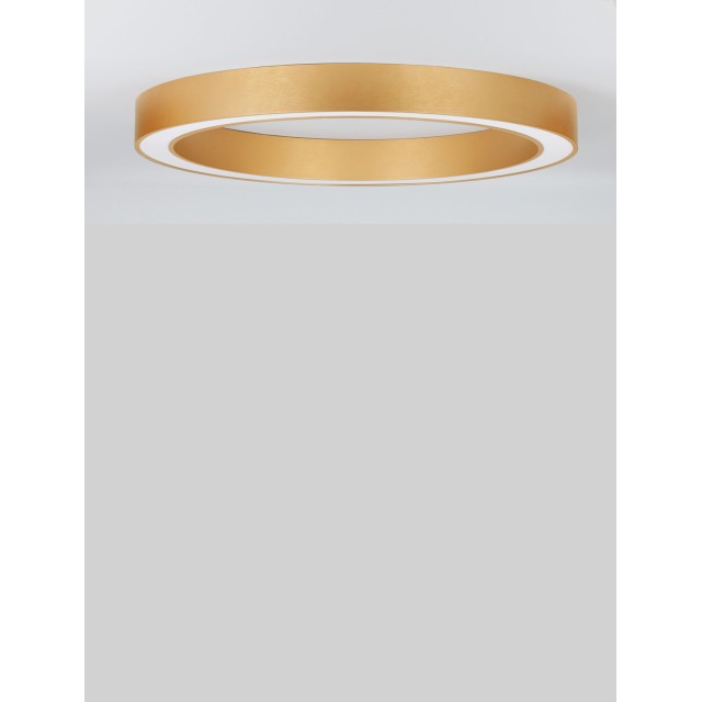 Brass Gold Aluminium & Acrylic LED 60 Watt 230 Volt 3427Lm 2700K - 4000K IP20 Included Remote Control D1: 80 D2: 66 H: 8 cm 9345637
