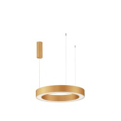 Brass gold Aluminium & Acrylic LED 50W 230 Volt 2733Lm 2700K - 4000K IP20 Included Remote Control D1: 60 D2: 46 H: 200 cm 9345640