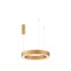 Brass gold Aluminium & Acrylic LED 50W 230 Volt 2733Lm 2700K - 4000K IP20 Included Remote Control D1: 60 D2: 46 H: 200 cm 9345640