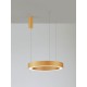 Brass gold Aluminium & Acrylic LED 50W 230 Volt 2733Lm 2700K - 4000K IP20 Included Remote Control D1: 60 D2: 46 H: 200 cm 9345640