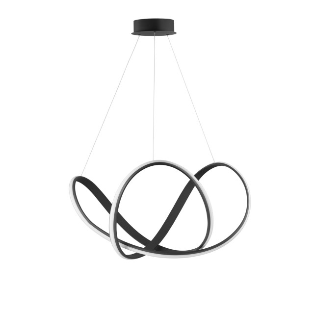 Sandy Black Aluminium & Acrylic LED 50 Watt 230 Volt 2158Lm 3000 IP20 D: 70 H: 120 cm 9348051