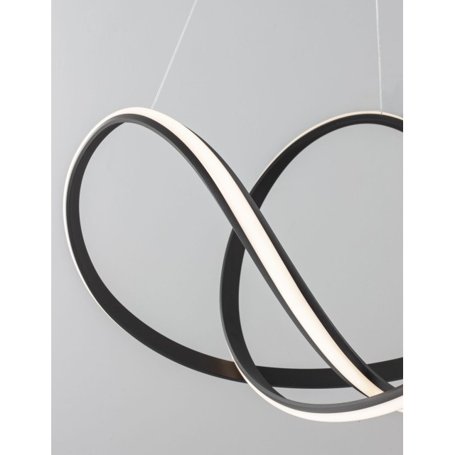 Sandy Black Aluminium & Acrylic LED 50 Watt 230 Volt 2158Lm 3000 IP20 D: 70 H: 120 cm 9348051