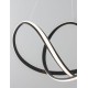 Sandy Black Aluminium & Acrylic LED 50 Watt 230 Volt 2158Lm 3000 IP20 D: 70 H: 120 cm 9348051