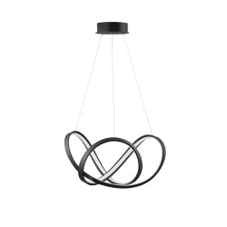 Sandy Black Aluminium & Acrylic LED 45 Watt 230 Volt 1720Lm 3000 IP20 D: 55 H: 120 cm 9348053