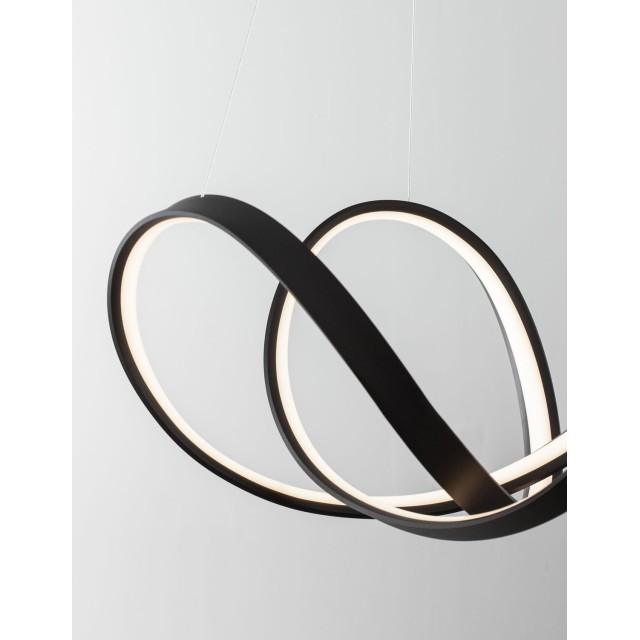 Sandy Black Aluminium & Acrylic LED 45 Watt 230 Volt 1720Lm 3000 IP20 D: 55 H: 120 cm 9348053