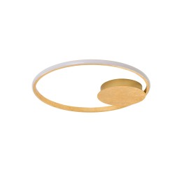Gold Leaf Aluminium & Acrylic LED 32 Watt 230 Volt 2320Lm 3000 IP20 D: 50 H: 5 cm 9348071