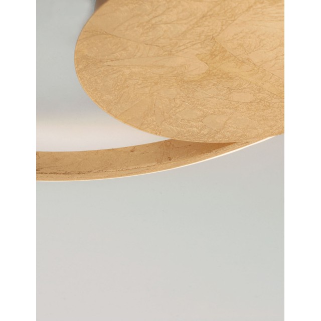 Gold Leaf Aluminium & Acrylic LED 32 Watt 230 Volt 2320Lm 3000 IP20 D: 50 H: 5 cm 9348071