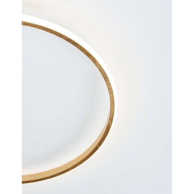 Gold Leaf Aluminium & Acrylic LED 32 Watt 230 Volt 2320Lm 3000 IP20 D: 50 H: 5 cm 9348071