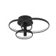 Sandy Black Aluminium & Acrylic LED 30 Watt 230 Volt 2300Lm 3000 IP20 D: 45 W: 35 H: 22 cm 9349063