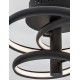 Sandy Black Aluminium & Acrylic LED 30 Watt 230 Volt 2300Lm 3000 IP20 D: 45 W: 35 H: 22 cm 9349063