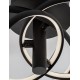 Sandy Black Aluminium & Acrylic LED 30 Watt 230 Volt 2300Lm 3000 IP20 D: 45 W: 35 H: 22 cm 9349063