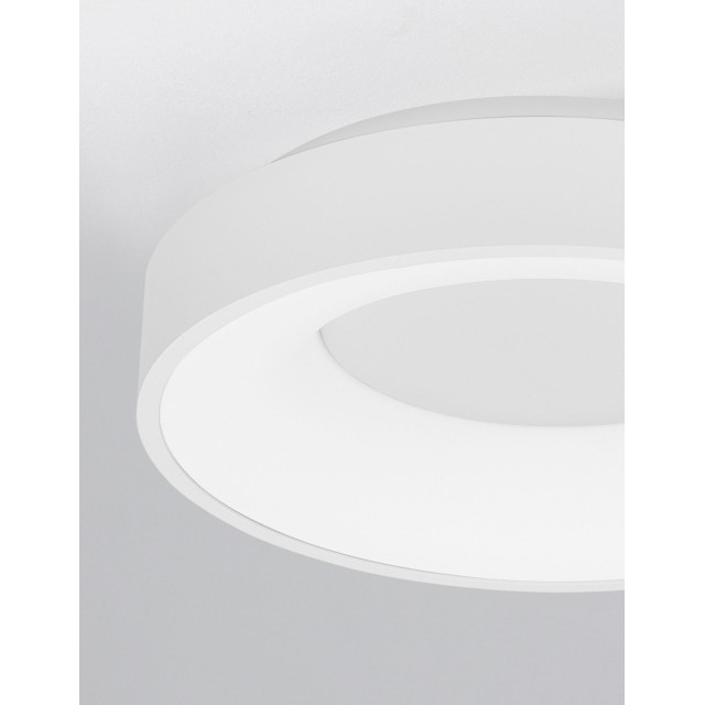Sandy White Aluminium & Acrylic LED 30 Watt 230 Volt 1950Lm 3000 IP20 D: 38 H: 9 cm 9353830