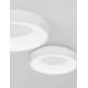 Sandy White Aluminium & Acrylic LED 30 Watt 230 Volt 1950Lm 3000 IP20 D: 38 H: 9 cm 9353830