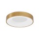 Brushed Gold Aluminium & Acrylic LED 30 Watt 230 Volt 1950Lm 3000 IP20 D: 38 H: 9 cm 9353832