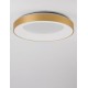 Brushed Gold Aluminium & Acrylic LED 50 Watt 230 Volt 3250Lm 3000 IP20 D: 60 H: 9 cm 9353854