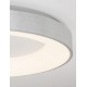 Brushed Silver Aluminium & Acrylic LED 50 Watt 230 Volt 3250Lm 3000 IP20 D: 60 H: 9 cm 9353856