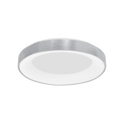 Brushed Silver Aluminium & Acrylic LED 50 Watt 230 Volt 3250Lm 3000 IP20 D: 60 H: 9 cm 9353856