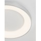 Brushed Silver Aluminium & Acrylic LED 50 Watt 230 Volt 3250Lm 3000 IP20 D: 60 H: 9 cm 9353856