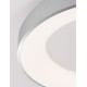 Brushed Silver Aluminium & Acrylic LED 50 Watt 230 Volt 3250Lm 3000 IP20 D: 60 H: 9 cm 9353856