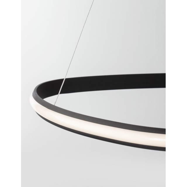 Sandy Black Aluminium & Acrylic LED 32 Watt 230 Volt 1770Lm 3000 IP20 D: 74 H: 120 cm Dimmable 9357064