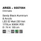 Sandy Black Aluminium & Acrylic LED 32 Watt 230 Volt 1770Lm 3000 IP20 D: 74 H: 120 cm Dimmable 9357064