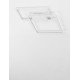 Sandy White Steel Aluminium & Acrylic LED 30 Watt 230 Volt 2030Lm 3000 IP20 L: 45 W:45 H: 4 cm 9364034